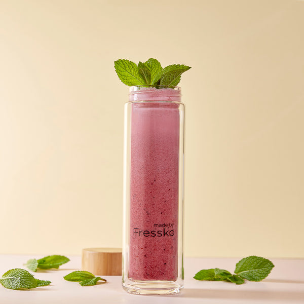 Summer Berry Slushy in LIFT Fressko glass flask