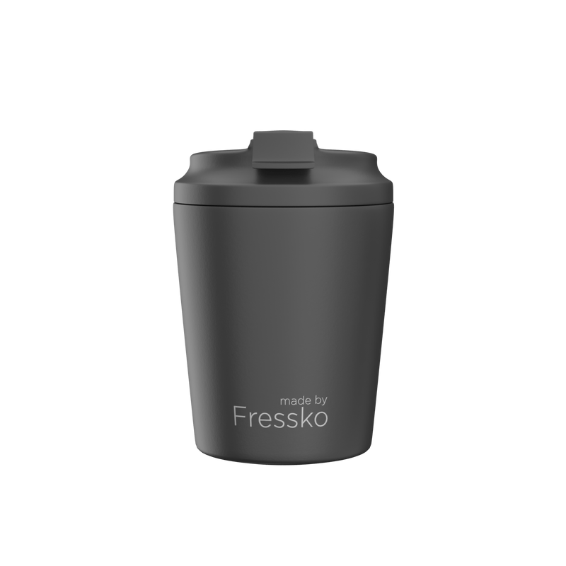 Reusable Cup | Piccolo | Coal | Ceramic | 118ml/4oz Made By Fressko Coffee cup