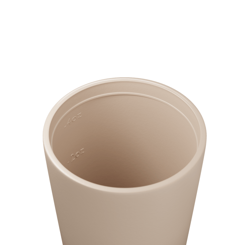 Reusable Cup | Piccolo | Oat | Ceramic | 118ml/4oz Made By Fressko Coffee cup