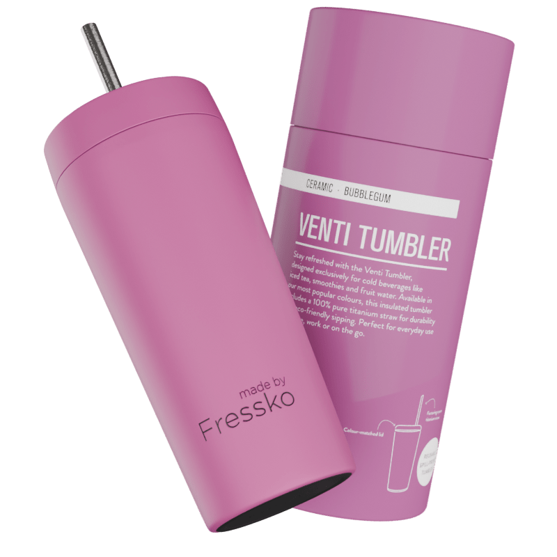 Venti Tumbler | Bubblegum | Ceramic | 600ml/20oz MBF AUS