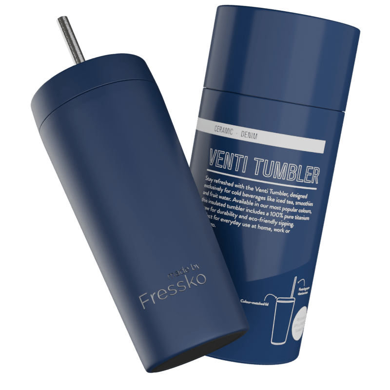 Venti Tumbler | Denim | Ceramic | 600ml/20oz MBF AUS