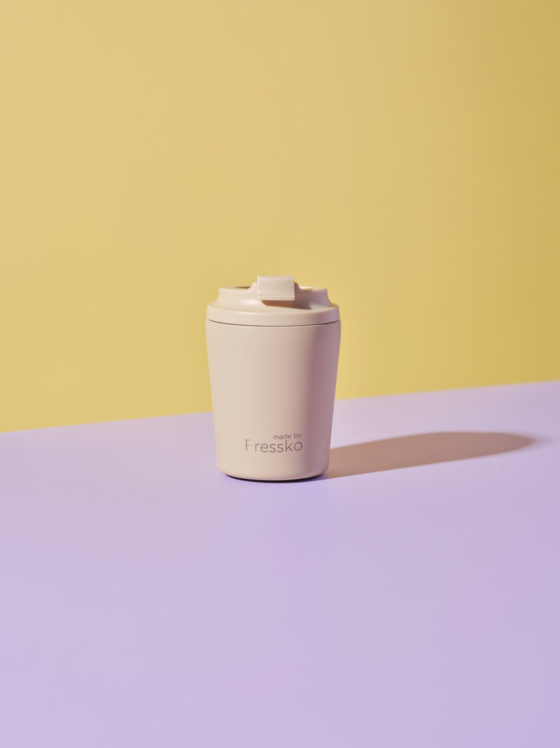 Reusable Cup | Piccolo | Oat | Stainless Steel | 120ml/4oz Made By Fressko Coffee cup