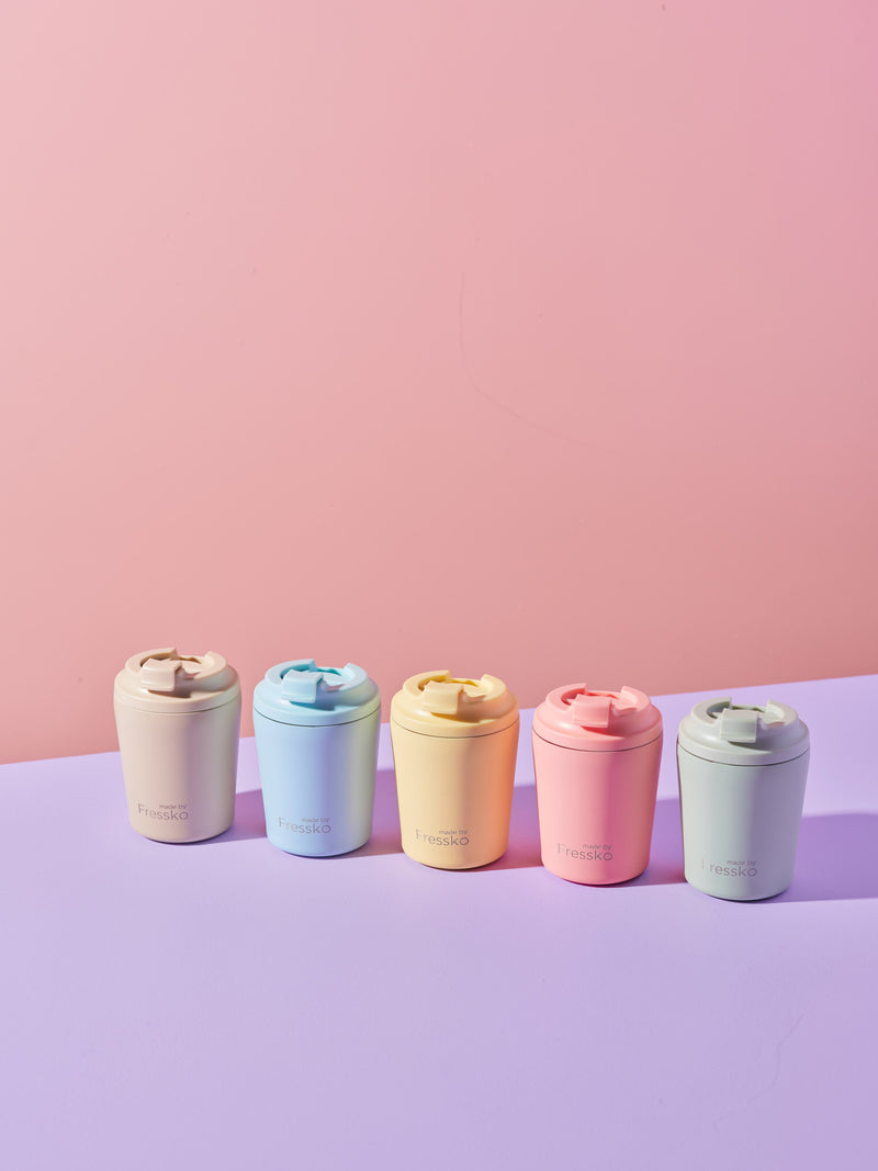 Reusable Cup | Piccolo | Peachy | Stainless Steel | 118ml/4oz Made By Fressko Coffee cup