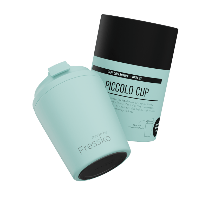 Reusable Cup | Piccolo | Breezy | Stainless Steel | 118ml/4oz Made By Fressko Coffee cup