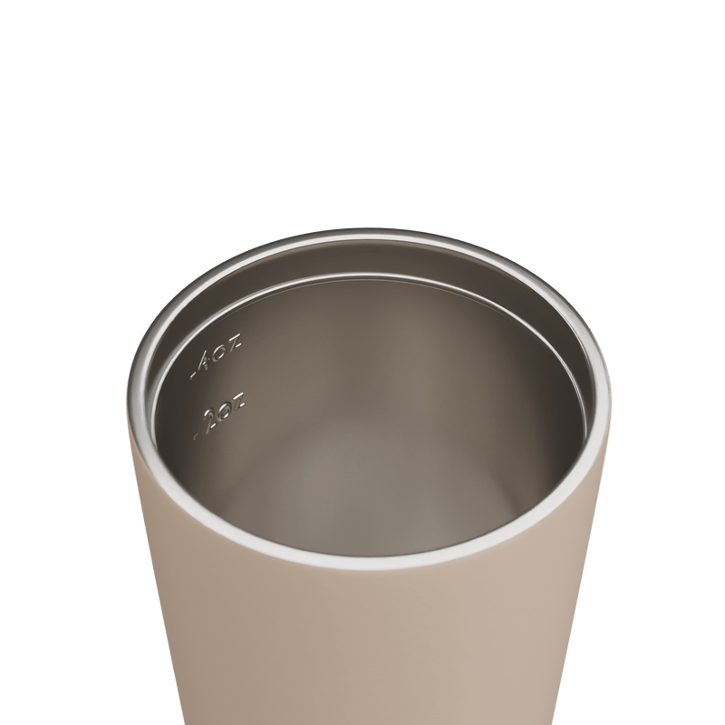 Reusable Cup | Piccolo | Oat | Stainless Steel | 118ml/4oz Made By Fressko Coffee cup